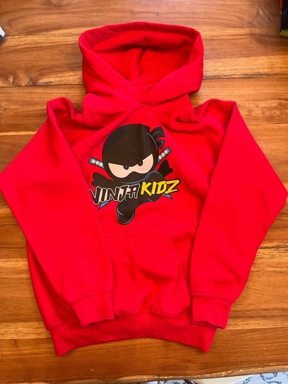NinjaKidz Red Hooded Sweatshirt